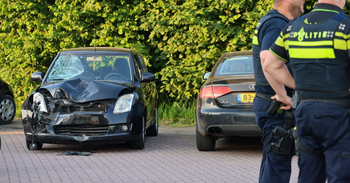Schade bij ongeluk op Krollerweg in Kootwijkerbroek