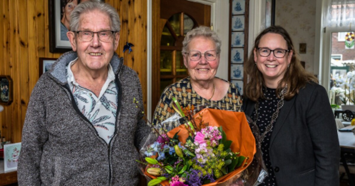 Echtpaar Nicolai viert 65-jarig huwelijk in Wormer