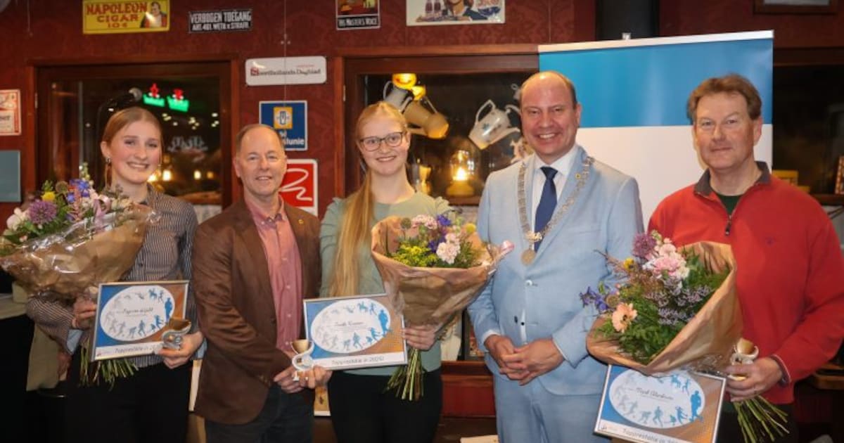 Sporters gehuldigd tijdens nieuwjaarsreceptie in Drechterland