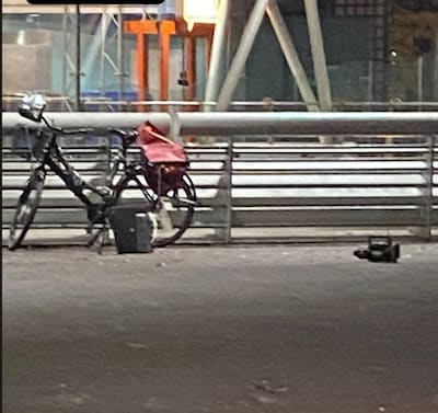 Omgeving bij Blaak kort afgezet om vermeende ‘fietsbom’, blijkt zelfgemaakte accu