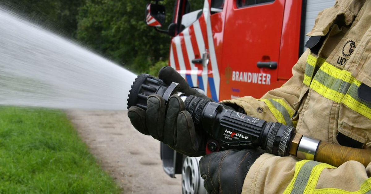 Middelbrand op Havenstraat in Ter Apel