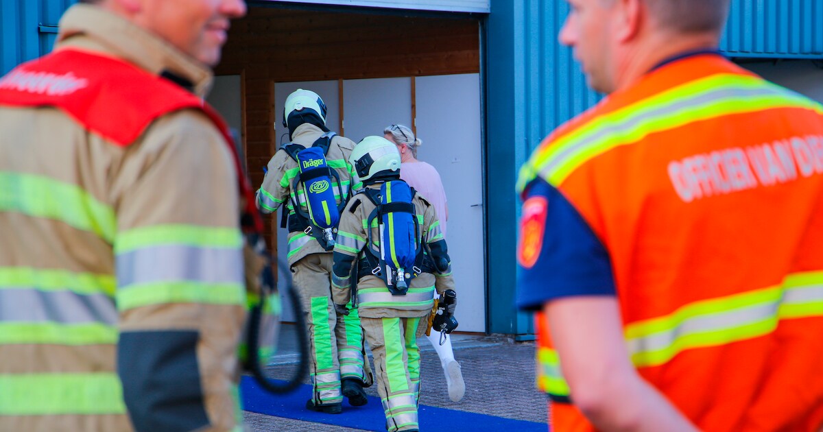 Bedrijfspand ontruimd vanwege gaslucht