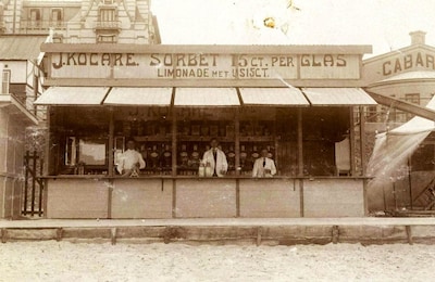 Terug in de tijd: oude strandtenten op Scheveningen
