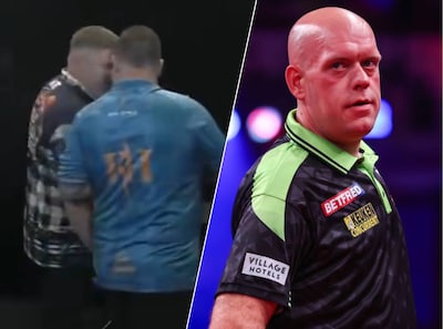 Scheldpartij Kim Huybrechts en pijnlijke statistiek Michael van Gerwen vallen op tijdens bijzonder dagje darts
