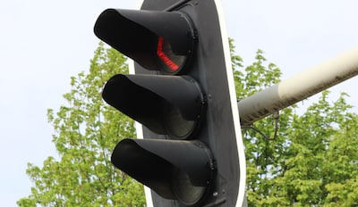 Rood licht? Hier in Lopik even niet door onderhoud aan verkeerslichten