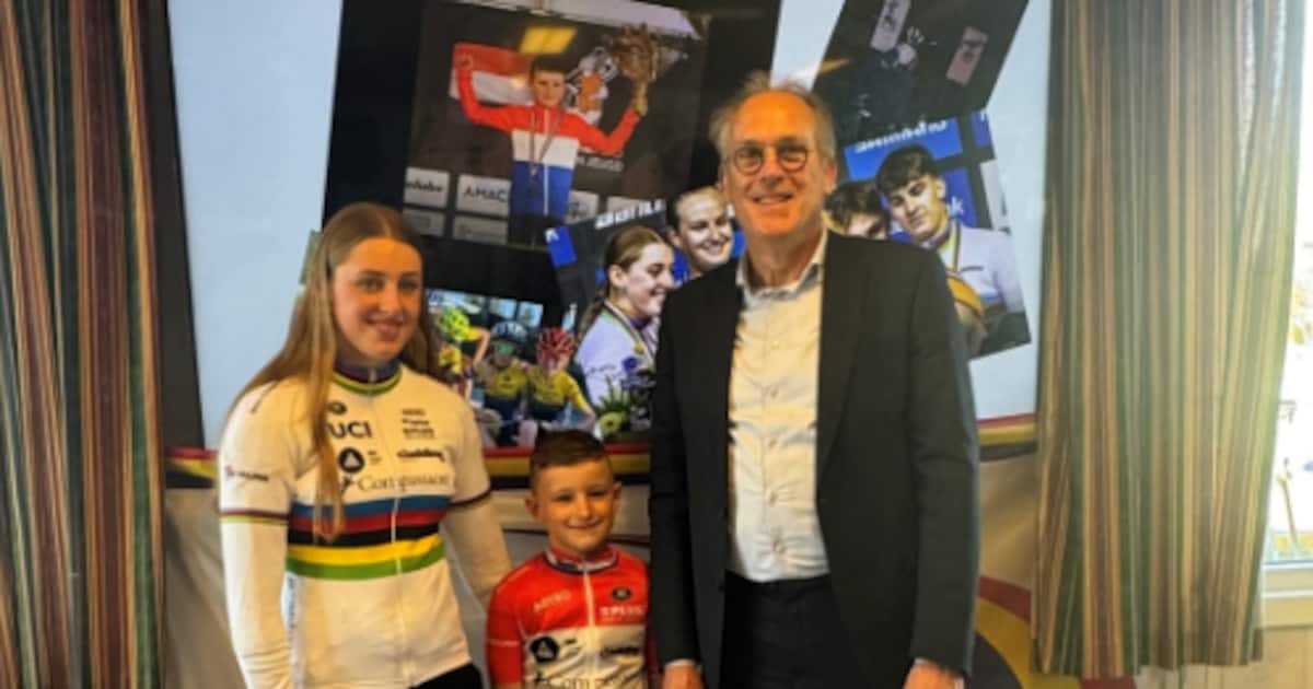 Gemeente Vijfheerenlanden huldigt jonge kampioenen veldrijden