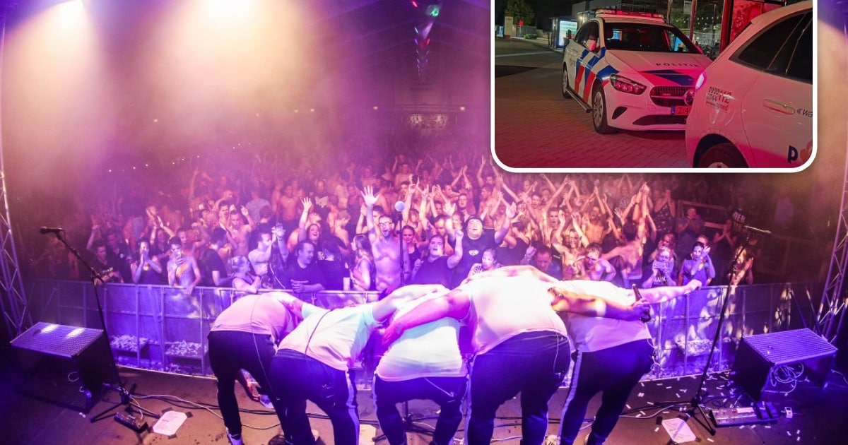 Politie rukt uit naar tentfeest in Almkerk, organisator verbaasd: ‘Het was een succesvolle jubileume