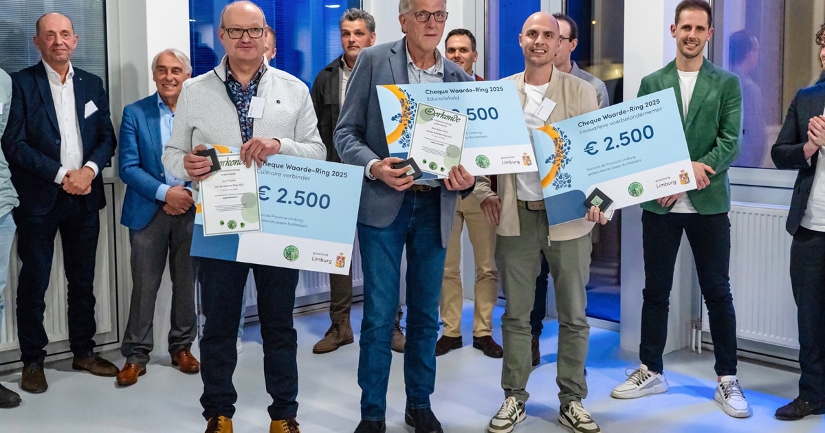 Waarde-Ring 2025 uitgereikt aan drie Limburgse voedselhelden