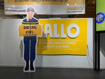 Schadevergoeding voor winkeldiefstal gaat vandaag omhoog: van 181 naar 242 euro