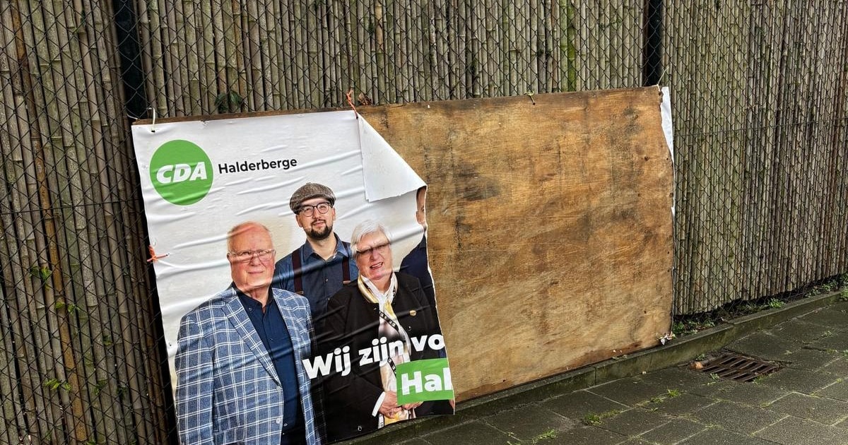 Posters CDA Halderberge vernield op meerdere locaties