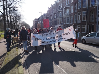 Catharijnesingel vanaf 21 september dicht voor doorgaand verkeer: geen fysieke afsluiting, maar came