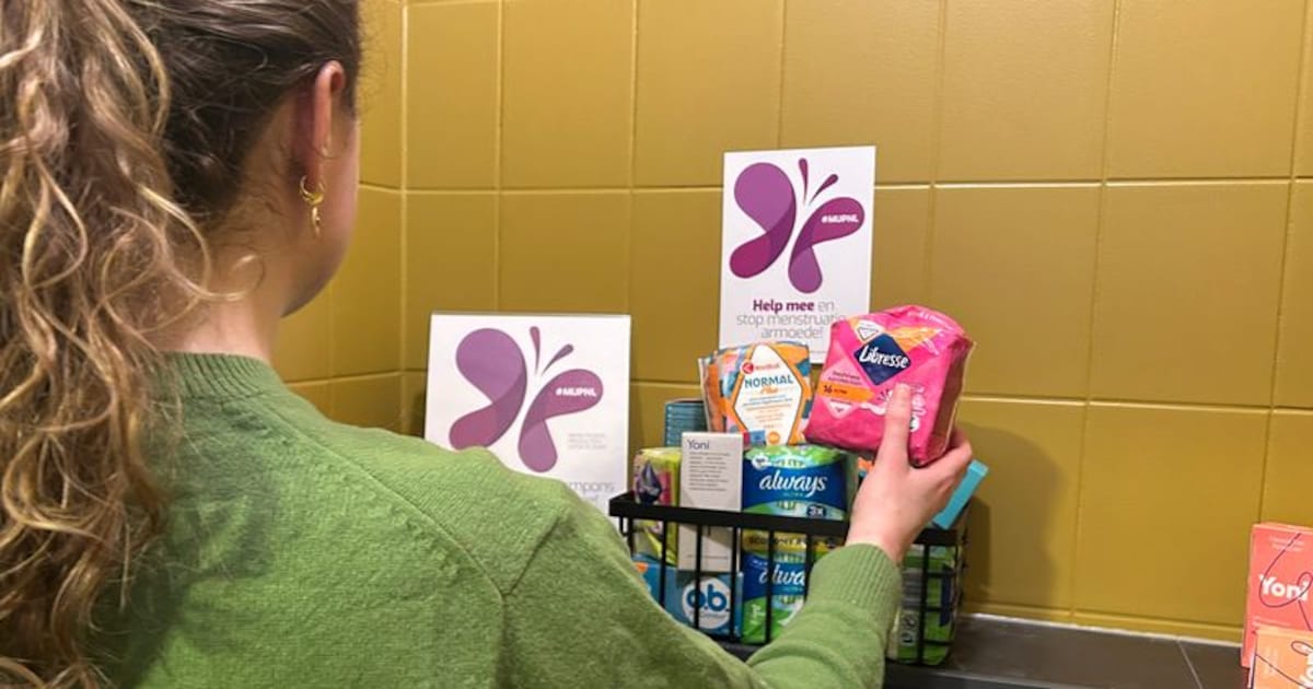 Nunspeet heeft er weer een uitgiftepunt voor menstruatieproducten bij