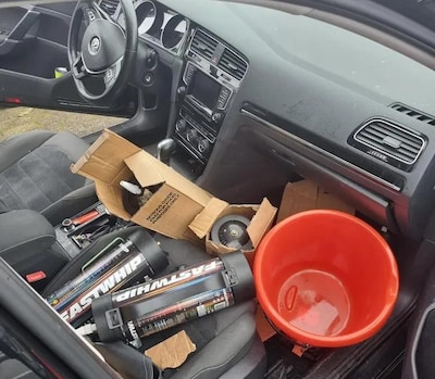 Man zonder rijbewijs slalomt met negen cilinders lachgas over de weg bij Rosmalen