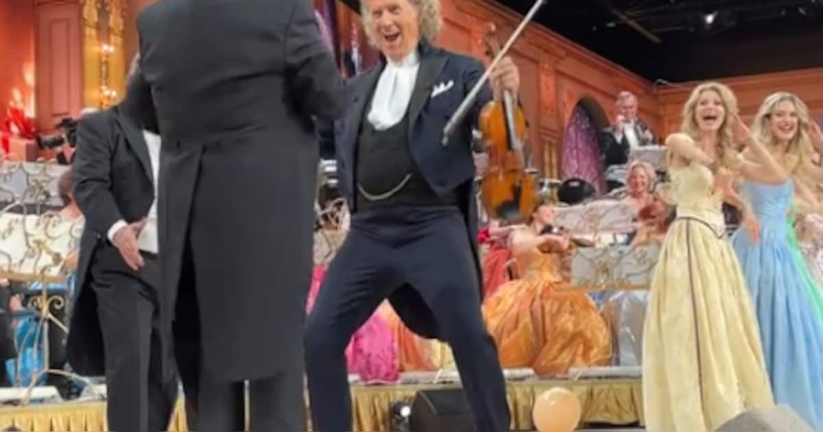 André Rieu (76) gaat los op podium met hitduo, kijkers geloven ogen ...