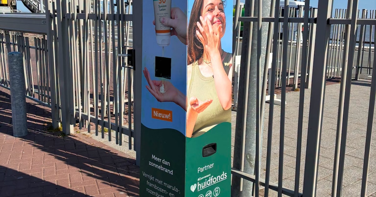 Gratis zonnebrandpalen bij terminals naar Ameland en Schiermonnikoog