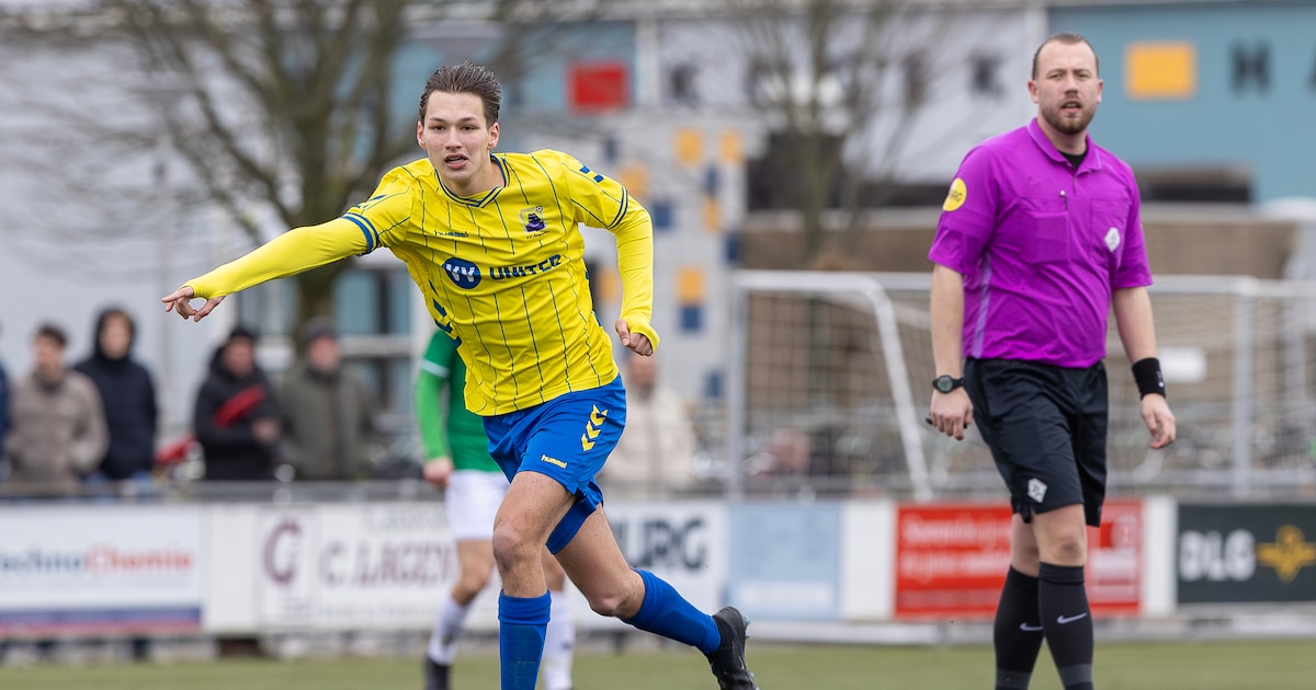 Na terugkeer is Boyd van Beek (20) luitenant op middenveld bij VV Schipluiden: ‘Ik ben hier opgegroe