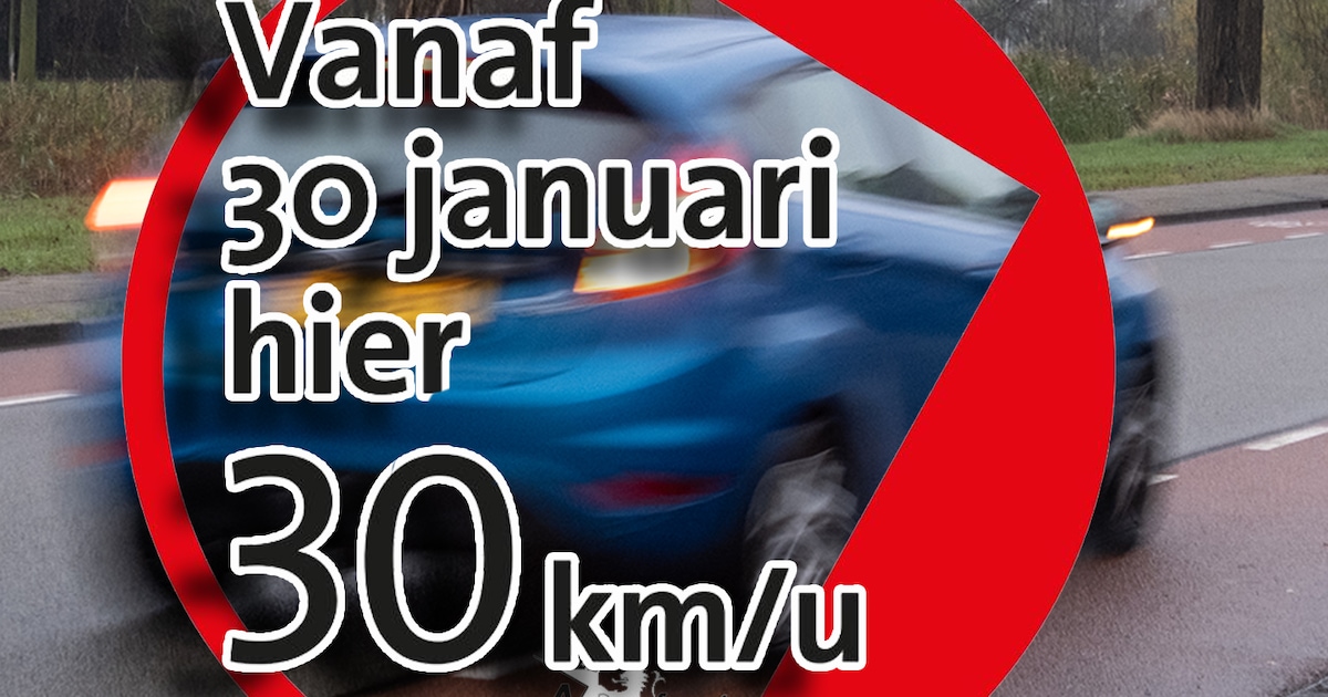 Amersfoort zet de rem erop: vanaf vrijdag bijna overal 30 kilometer per uur (maar niemand die bekeur