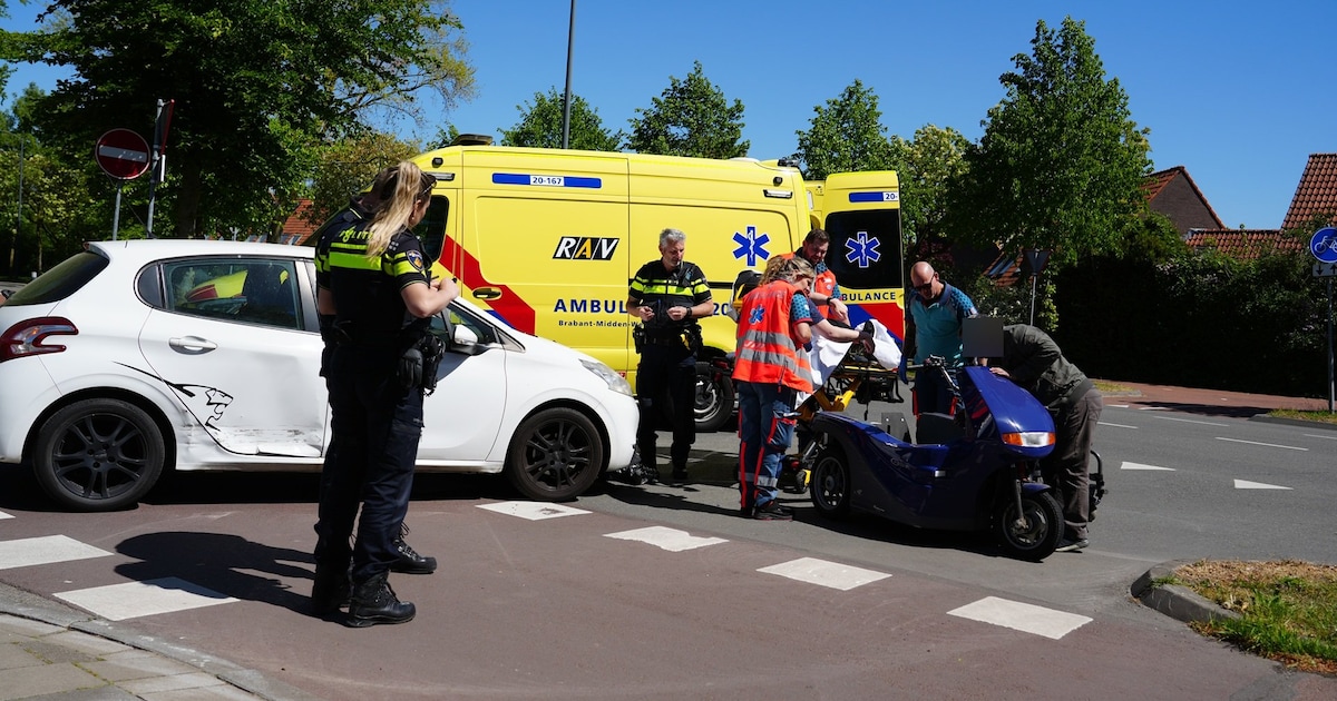 Gehandicapte man in rolstoelpendel aangereden door auto in Oosterhout
