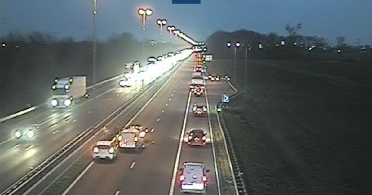 Drie voertuigen betrokken bij ongeval op de A2 bij Roosteren