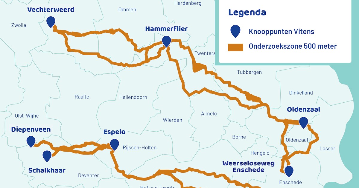 Megaproject Vitens trekt dwars door Overijssel: meer dan duizend grondeigenaren krijgen brief