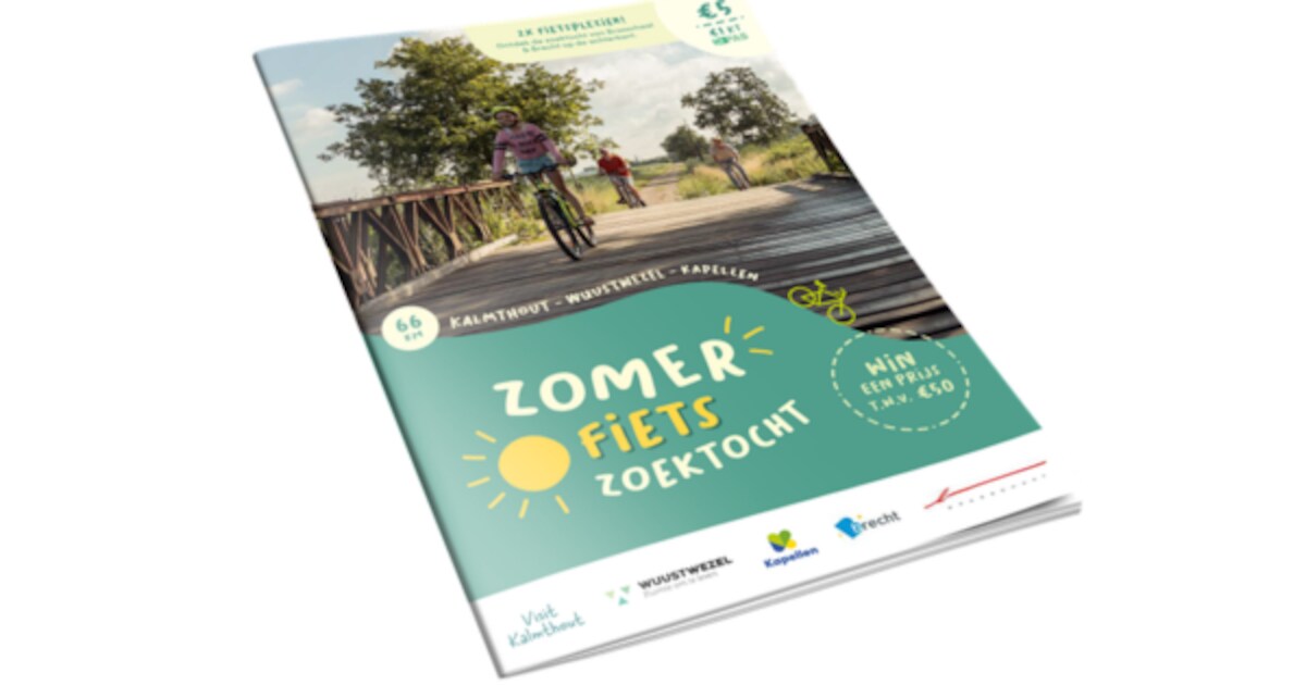 Speuren op de fiets: zomerzoektochten opnieuw van start