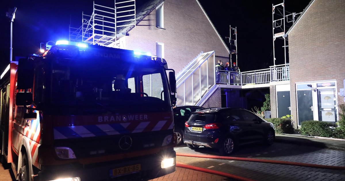 Twee gewonden na woningbrand in Ilpendam