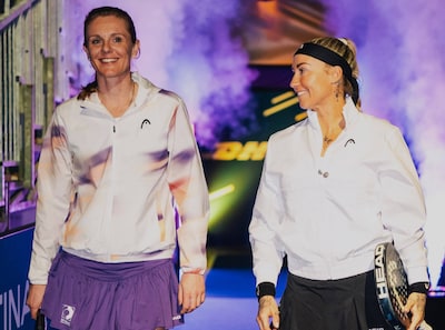 Hoe ex-tennisprofs Marcella Koek (38) en Steffie Weterings (37) de beste padelsters van Nederland bl