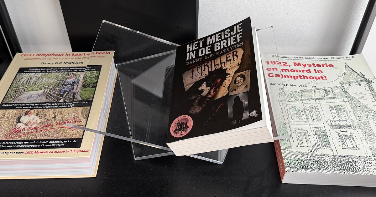 Nieuwe thriller van Danny Mathysen wordt voorgesteld in Kalmthout