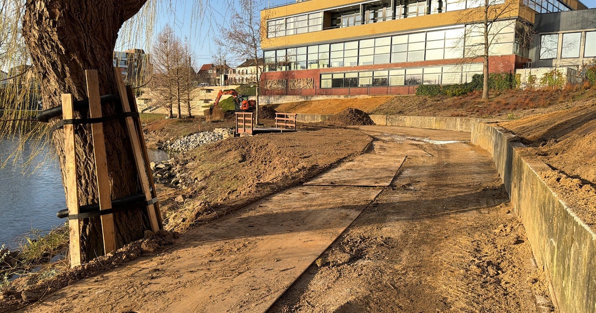 Fietsers en wandelaars opgelet: Vijverpark in Brunssum maanden dicht door werkzaamheden