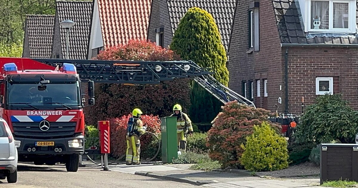 Brand in gebouw op Belboomweg in Stein