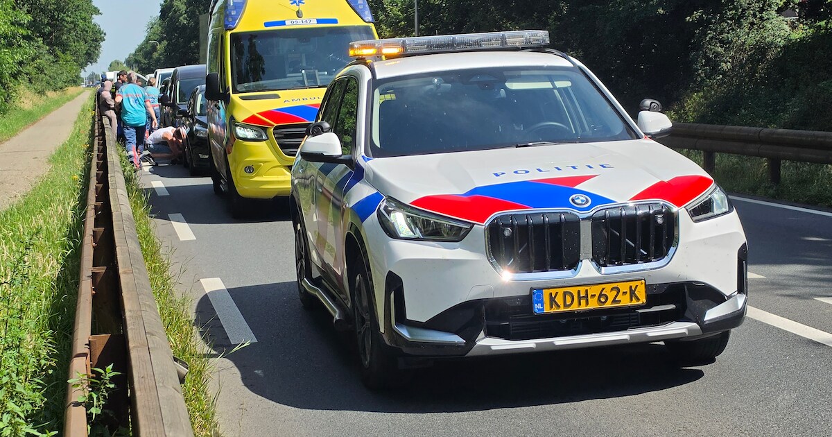 Meerdere auto's betrokken bij ongeval op Lijnweg in Rhenen