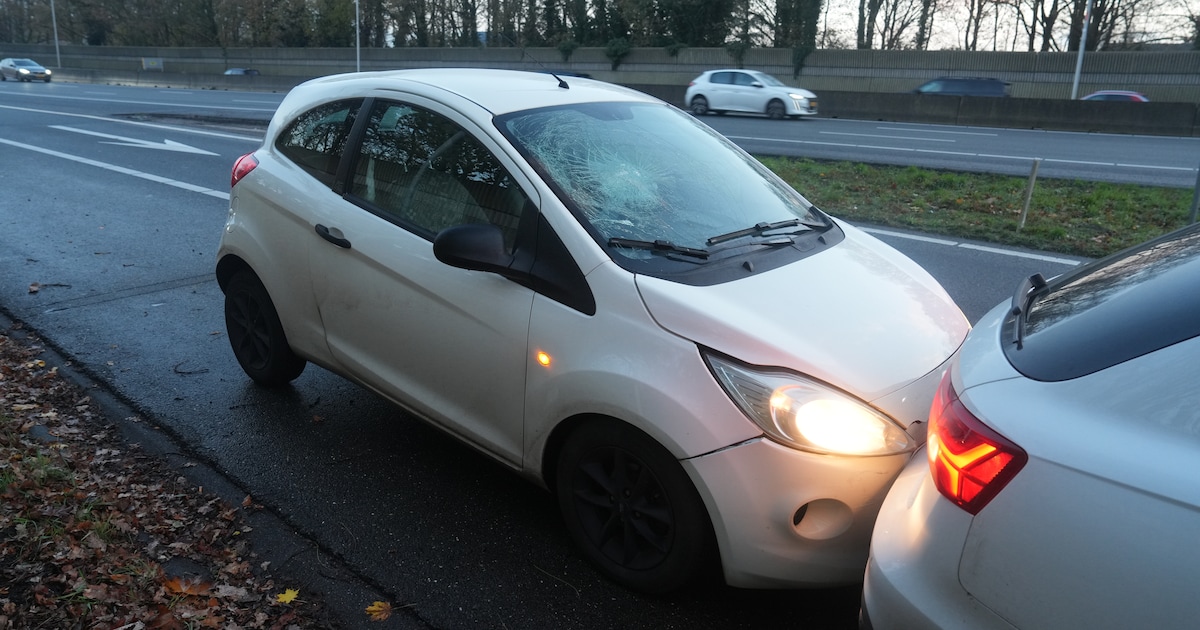 Dubbele aanrijding zorgt voor hinder op A28 in ochtendspits