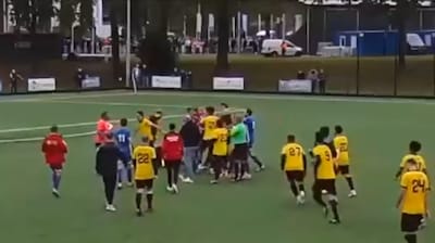 Hoogste straf voor trainer SC Overdinkel na chaos tegen TVV Enschede: 'Gerechtigheid'