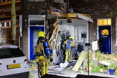 Zware explosies bij plofkraak in Haarlem: pand zwaar beschadigd