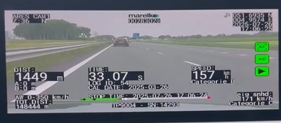 Automobilist rijdt 157 kilometer per uur over A59 en moet rijbewijs inleveren