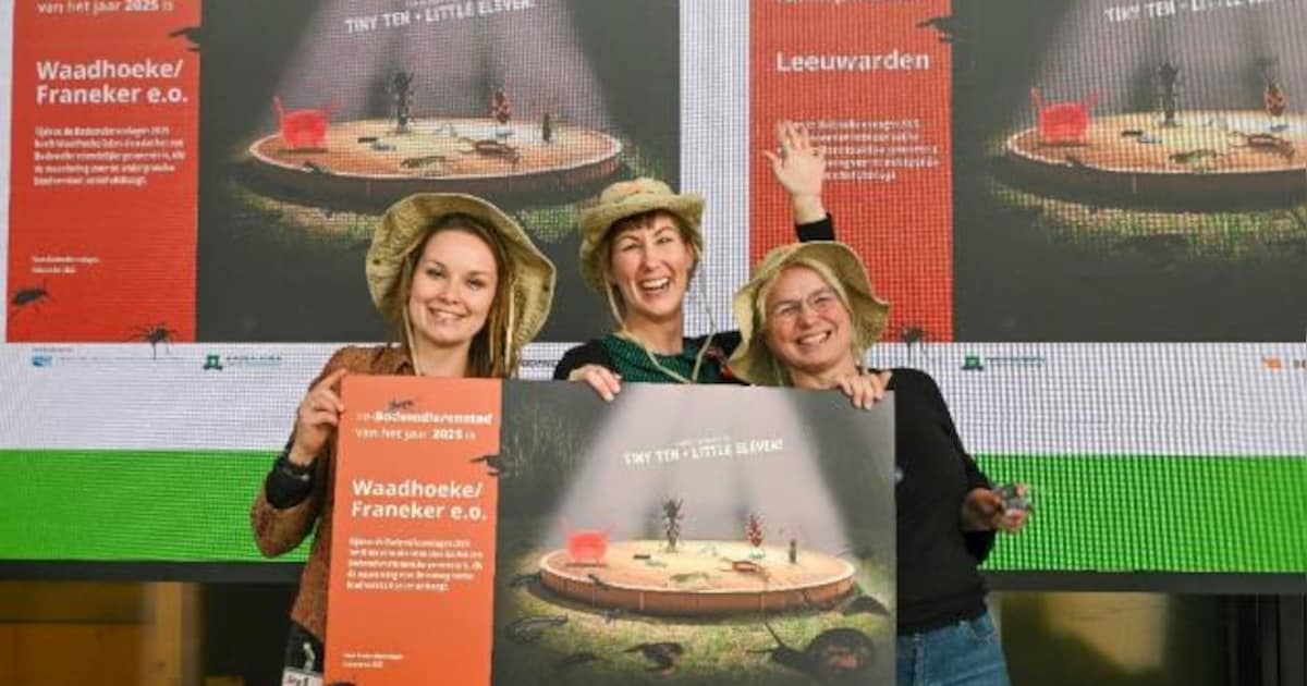 Franeker en Leeuwarden zijn Bodemdierenstad van het Jaar