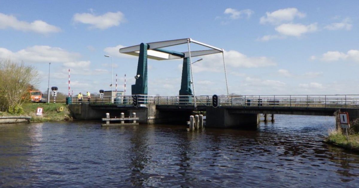 Beweegbare brug Eastermar twee dagen dicht voor reparaties