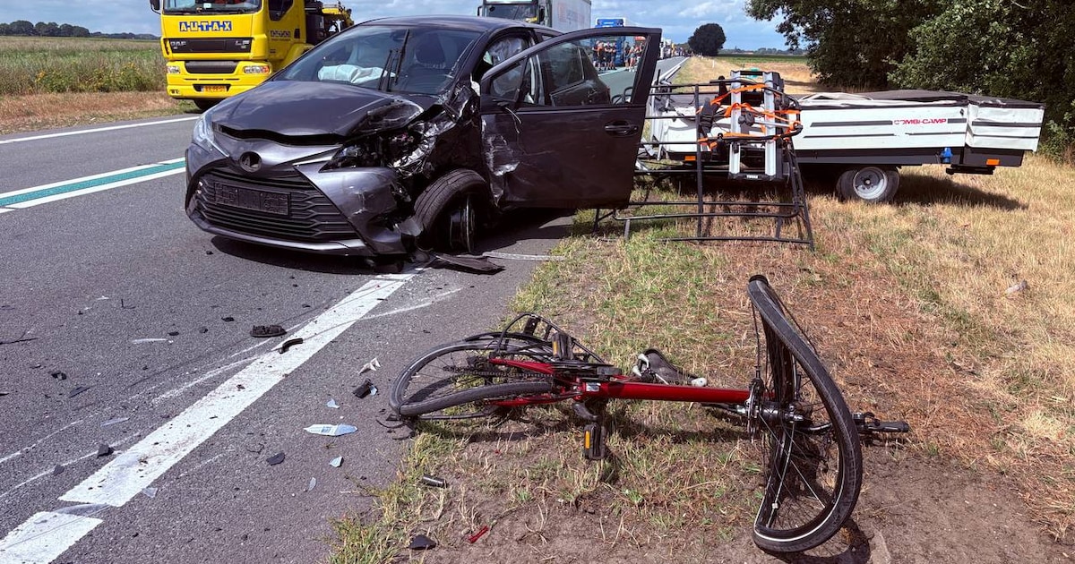 Drie auto's betrokken bij ongeluk aan N36 bij Sibculo