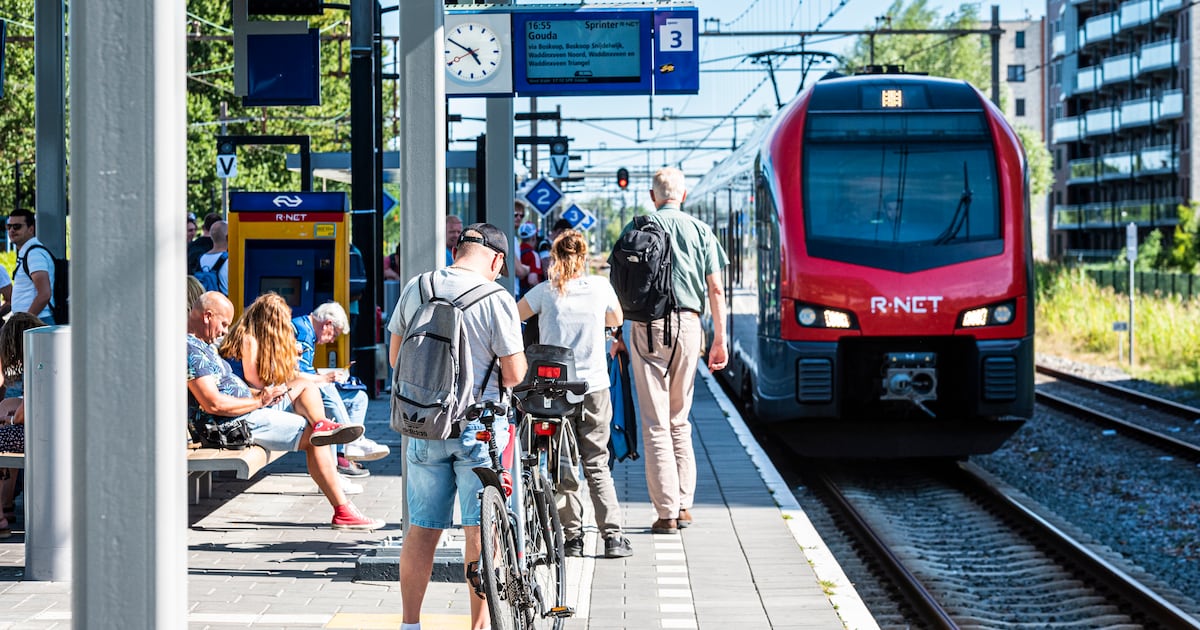 Fietsen mogen in oktober tijdelijk niet mee in spits tussen Gouda en Alphen