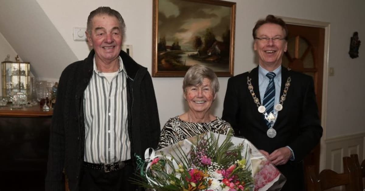 Echtpaar Bibo uit Grootebroek viert 60-jarig huwelijk