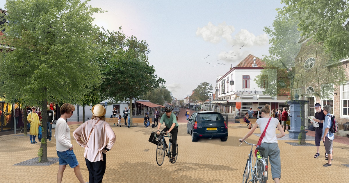 Centrum Domburg gaat op de schop: vanaf september straten open, werk kan tot 2030 duren | Foto