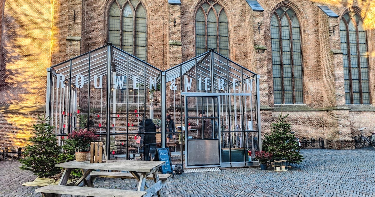 Dit gebeurt er in de glazen kas op het Kerkplein: 'Juist in deze tijd is het fijn'