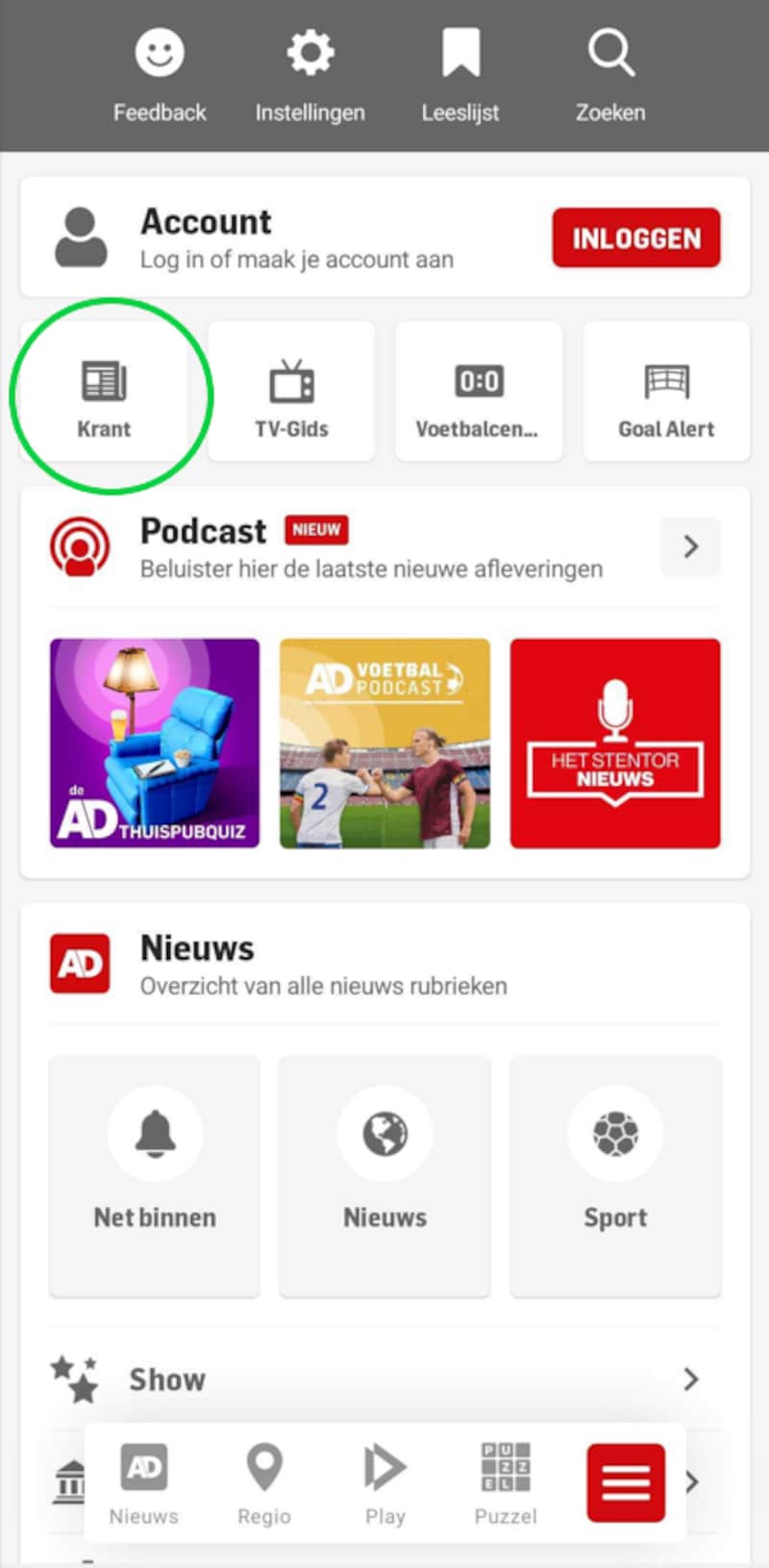Nieuwe functie: digitale krant nu ook in de AD-nieuwsapp. Zo lees je ...