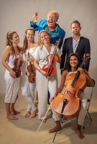 Bert Visscher viert verjaardag in Amphion met strijkkwartet