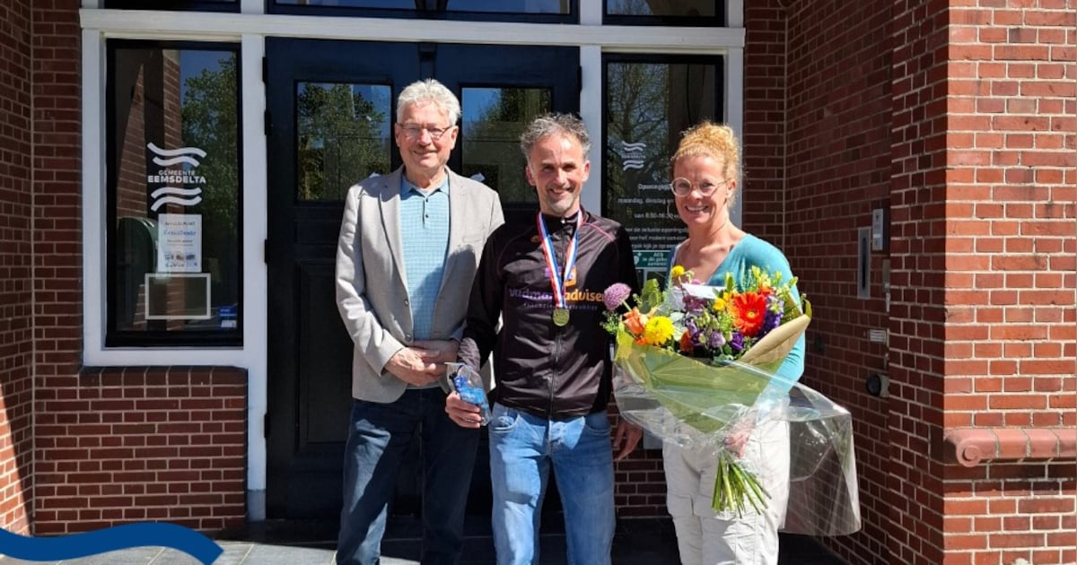 Barry Bronsema uit Delfzijl Nederlands kampioen 50+ op marathon Rotterdam