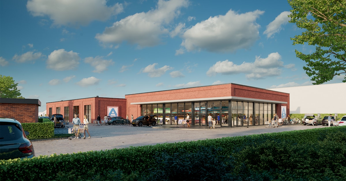 Zo komt de Aldi in Halsteren eruit te zien