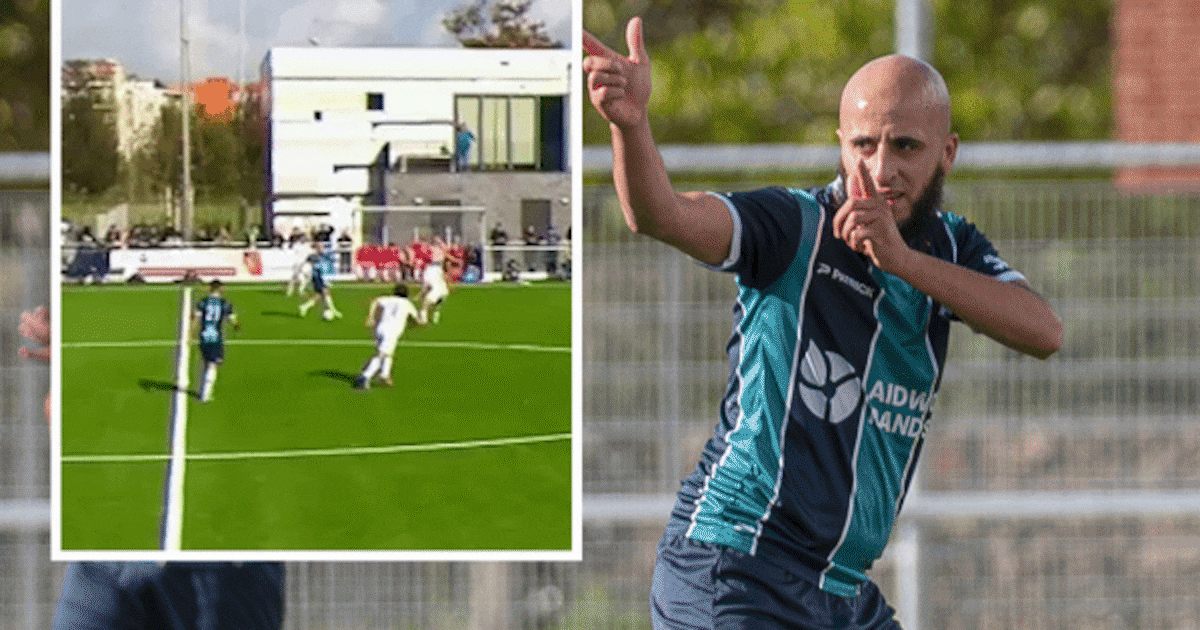 Na wereldgoal verslaan voetballers GSC ESDO team dat vier niveaus hoger ...