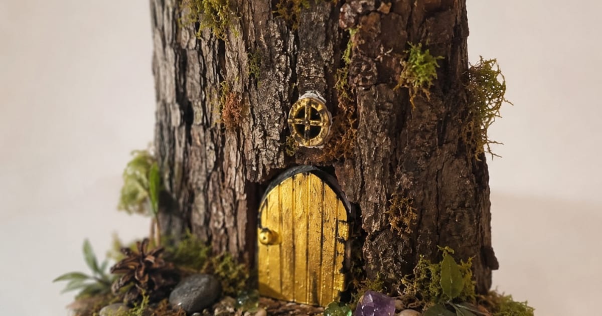 Nieuw atelier laat kinderen kunst maken met mos, hout en schors