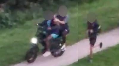 Trio op fatbike dat man het ziekenhuis in sloeg met kettingslot heeft zich nog niet gemeld