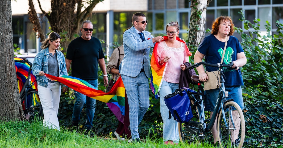 Deelnemers Pride Walk in Vlaardingen: ‘We hebben vriendelijk gezwaaid naar scheldende automobilist’